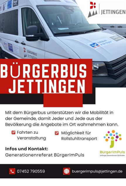 Flyer Bürgerbus