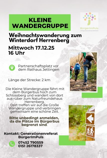 Kleine Wandergruppe Dez25